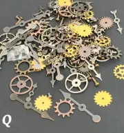 NEW HUGE STEAMPUNK GEARS CLOCKS CHARMS TIM HOLTZ & MORE Antiqued SCRAPBOOK TAGS