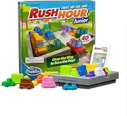 [ThinkFun] Rush Hour Junior - Classic Traffic Jam Logic Game | New Look for 2024 | STEM Toy for Kids | Engaging Puzzles for Ages 5 and Up | Junior Edition of The International