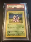 NIDORAN 1999 Pokemon Card 1st Edition Base Set 55/102 Shadowless PSA 9 MINT