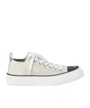 Brunello Cucinelli Knitted Lace-Up Sneakers 35,36,37.5,37,38.5,38,39,40,41,35.5 light beige