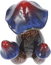 GANAZONO Micro Landscape Mushroom Simulation Mushroom Toys Faux Mushrooms Figurine Miniature Bonsai Ornament Stand for Flowers Fake Mushroom Underglaze Multicolored Porcelain Figure Office