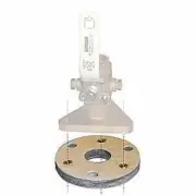 Groco Backing Block Flanged Rigid Seacock w/Friendly PVC Foam 2-1/2" In BB-3