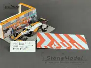 Mclaren F1 MCL35M 4 Lando Norris Monaco 2021 Spark 1:43 + Decal &Background Card