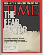 TIME Magazine October 22 2001 Afghanistan Anthrax Bin Laden Videotapes Pakistan
