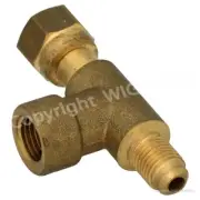 Threaded T style REFCO TS4 -4B 1/4"SAE x1/4"NPT x 1/4"SAE f/f/m 9