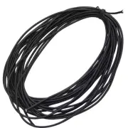 1/8" × 25 ft Elastic Shock Cord Bungee Ropes - Black Heavy Crafting Stretch S...