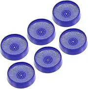 COMPUKAS 6Pcs Durable Plastic Bird Nesting Bowls for Pigeons Hatching Breeding Nests Sturdy and Wear Resistant for Home Pet Shops and Zoos