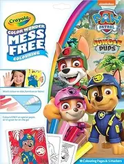 CRAYOLA Color Wonder - Paw Patrol Mess-Free Colouring Book (Includes 18 Colouring Pages & 5 Magic Color Wonder Markers)