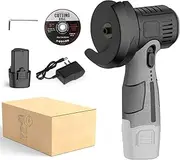 12v Mini Angle Grinder with Cutting Disc,15000rpm Multifunctional Mini Electric Cordless Brush Angle Grinding Tool Kit,Grinder Handheld Cutter for Metal Wood, Rechargeable Battery