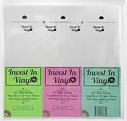Invest in Vinyl 50 LP Inner Sleeves Anti Static Square Vinyl Record Sleeves 33 RPM 12" Provide Your LP Collection with The Proper Protection -