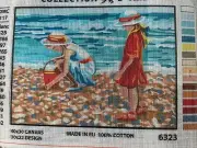 Printed needlepoint Tapestry 30x40 Canvas Only Rto Friends