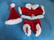 Build A Bear Velvet Santa Suit & Hat #2