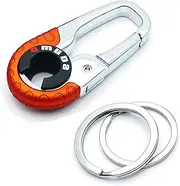 Paifeancodill Smart Key Ring Alloy Metal Keyring Holder Organiser Chain Heavy Duty Keychain Car Key Fob Strap