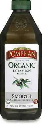 USDA Organic Smooth Extra Virgin Olive Oil, First Cold Pressed, Smooth, Delicate