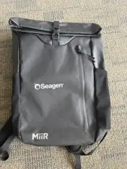 Miir Black Roll Top Laptop Backpack 20L Travel Bag Seagen