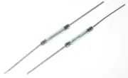 2 X Small Magnetic Reed Switch - SPST - 1 A - 140 V AC - 12.5 mm Long Glass Body