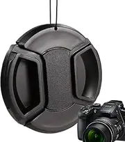 Lens Cover - ABS Anti Slip Grooves Front Lens Protection Cover Lid | Scratch Resistant Camera Replacement Part | Camera Mount for Filming Vlogging Videotape Photography Videography