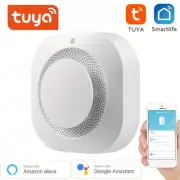 Smart Smoke Detector, Smart Life APP Fire Alarm Sensor Home Security System Work