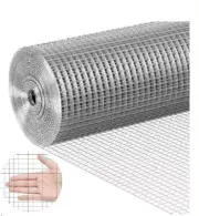 Hot-Dipped Galvanized Hardware Cloth - 1/2" Mesh, Rust Resistant Roll Fencing