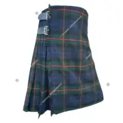 Handmade 8 yard 16 oz Traditional Gunn Tartan Kilt for Men's | Custom Size Kilts