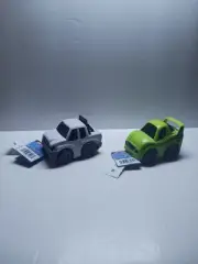 #2 Little Tikes Crazy Fast-Pull Back Vehicles (Vhtf) Green Sports Car.