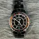 [二手] CHANEL J12 GMT 黑色 陶瓷 紅色 數字 41MM 日期 機械 自動 auto 錶 手錶