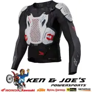 Alpinestars Honda Bionic Plus V2 Protection Jacket - Black/White/Blue/Bright Red