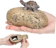 GETAJGHSD Discreet Outdoor Key Holder Realistic Turtle for Garden Key Storage for Emergencies and Outdoor Use