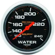 Autometer Pro-Comp 2-5/8in Water Temp Gauge 120-240F Liquid Filled Mechanical...