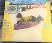 Wham-O Slip n Slide 36" Long Snow Twister Snow + Water Sled Vintage N.O.S.