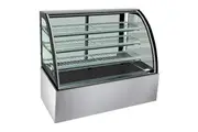 Bonvue Freestanding Curved Glass Cake Display Fridge 4 Tier 1800mm - SL860