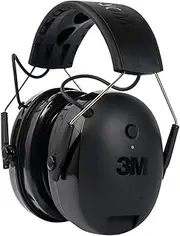 3M WorkTunes Ear Muffs, Connect Gel Ear Cushions Hearing Protector with Bluetooth Wireless Technology, NRR 23 dB, Bluetooth Headphones for Mowing, Construction, Work Shops, 90544-SIOC, 1/case
