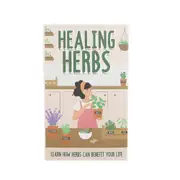 100pc Gift Republic Healing Herbs Cards Learning/Educational Flashcards Set