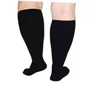 Plus Size Compression Socks Wide Calf Compression Socks for Women Men 20-30