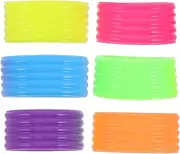 6pcs Racket Anti-Slip Ring Tennis Racket Ring Tennis Grip Band Tennis Racquet Grip Silicone Grip Ring Tennis Racket Grip Ring Racket Silicone Rings