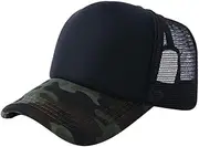 [Generic] Unisex Camouflage Mesh Baseball Cap Hat Blank Visor Hat Cotton Caps