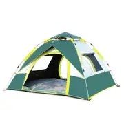 Nevenka Family Instant Pop Up Tents Waterproof & Windproof for Camping-Green