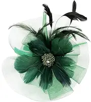 [SOESFOUFU] Mesh Feather Headdress Headband Costume Patriotic Hair Accessories Hair Jewelry Beads for Hair Head Burlesque Skincare Face Hair Clip Hair Charms Blue Artificial Feather