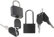 NUOBESTY 2 Sets Vintage Small Padlocks with Keys Durable Luggage Locks for Jewelry Boxes and Lockers for Diaries and School Use Break Resistant Design