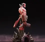 1/6 33cm Hellboy 3D Print Garage Kit Figure Model Kit Unassemble Unpainted GK