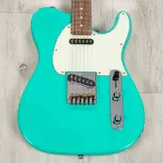 G&L USA ASAT Classic Guitar, Caribbean Rosewood Fretboard, Belair Green