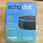 Amazon Echo Dot 2nd Generation Smart Bluetooth speaker with Alexa Voice - black