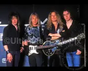Thin Lizzy Band Photo John Sykes Scott Gorham Michael Lee 8x10 by Marty Temme