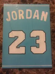 Michael Jordan Custom Art Drawing/painting 9”X12” Canvas Panel UNC