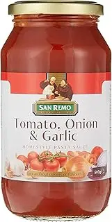 San Remo Tomato Onion and Garlic Pasta Sauce, 500 g