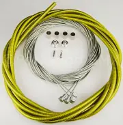 Bicycle Brake Cable Kit for Drop Bar Road - CLEAR YELLOW