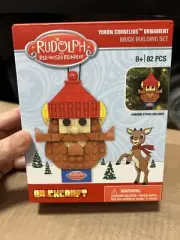 NIB Brickcraft Rudolph Red-Nosed Reindeer Yukon Cornelius Christmas Ornament