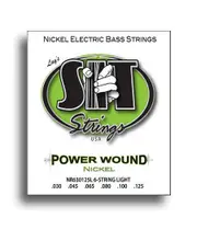 SIT Power Wound 6-String Light Nickel Electric Bass String Set (30-125)