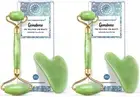 2 Gua Sha & Face Roller Jade Roller for Face Roselyn Boutique Gemstone Wellness