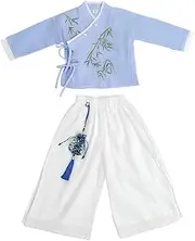 [MEIOOFIC] Children's Hanfu Spring Autumn Chinese Ancient Tang Suit Set for Boys and Girls - Traditional Fall Outfit